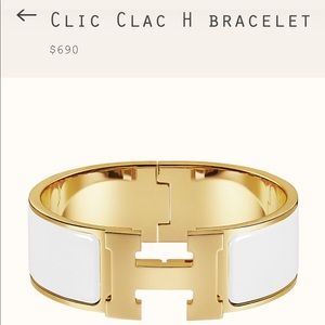 Hermès clic clac H bracelet